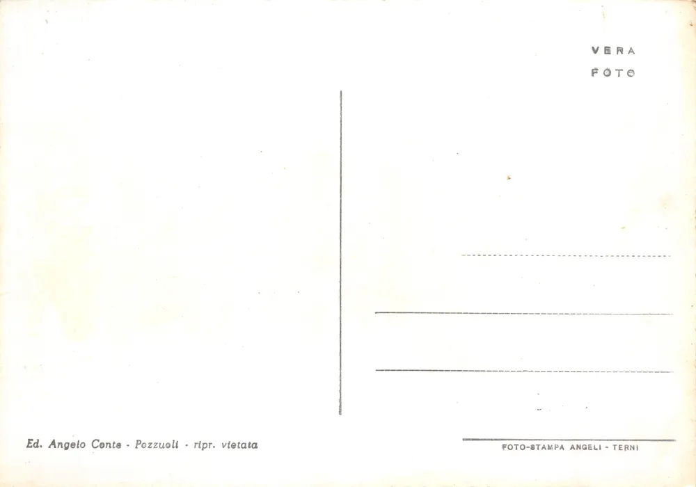 Pozzuoli (Napoli) — Panorama da S. Gennaro — Ed. Angelo Conte - Verso