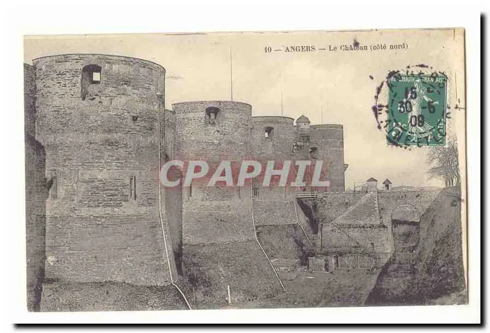 Angers — O Castelo (lado norte) - Frente