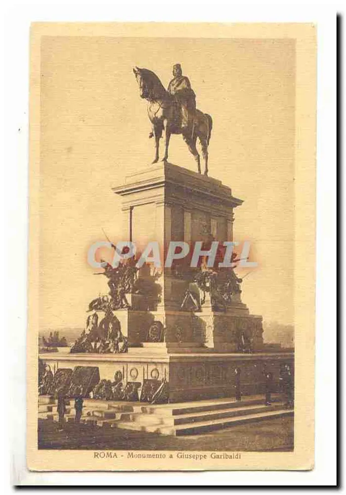 Rom - Denkmal für Giuseppe Garibaldi — unbekannter Verlag, Seriennummer nicht sichtbar - Vorderseite
