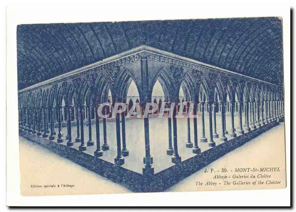 Galeria do Claustro — Abadia de Mont-Saint-Michel — J.P. - 39 - Frente