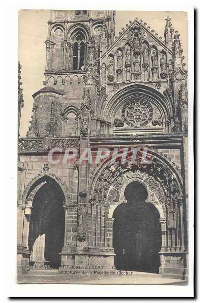 Sculpturen der Fassade des Turms — Vézelay — M. Salis, Verlag - Vorderseite