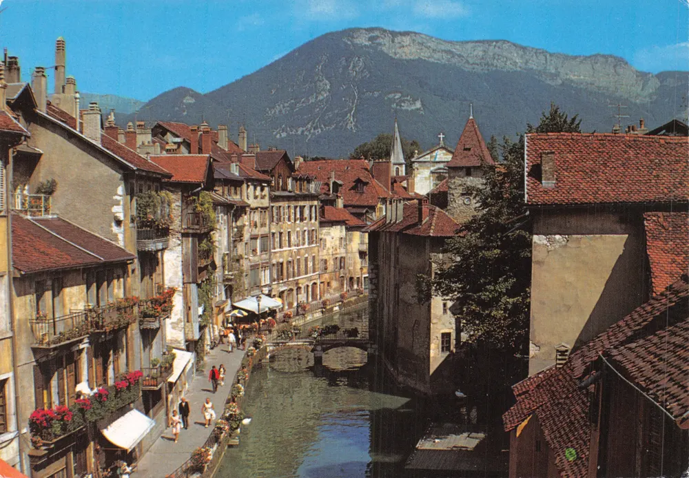 Annecy — Blick auf den Kanal und die Berge — Édition ROSSAT-MIGNOD - Vorderseite