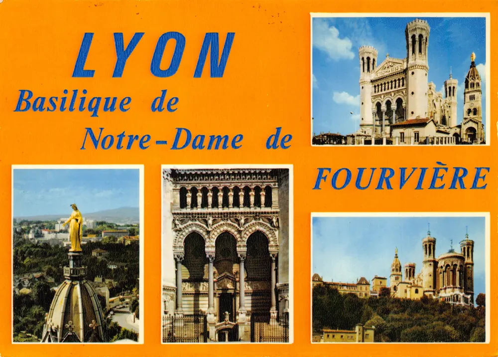 LYON — Basilique de Notre-Dame de Fourvière — Éditions « La Géorgie » - Recto