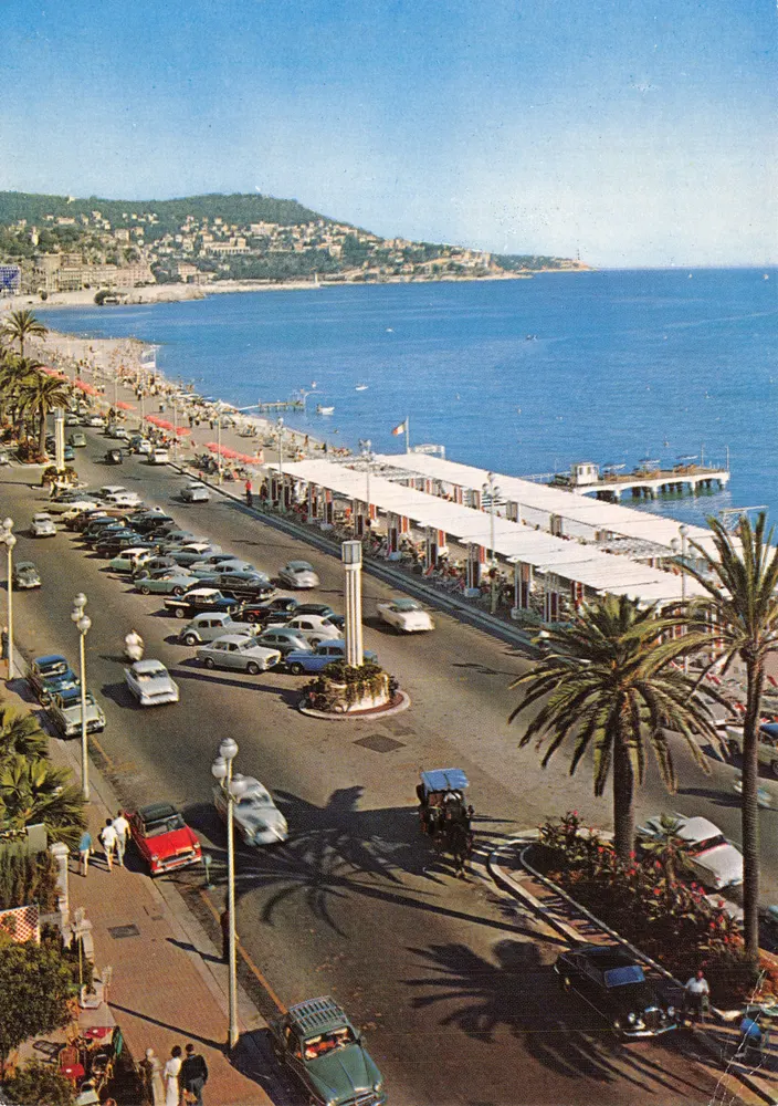 Nice — Promenade des Anglais und der Mont Boron — Éditions d'Art Montillet - Vorderseite