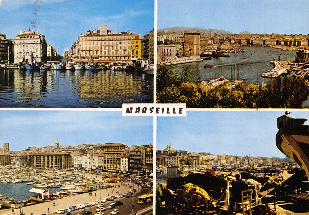 Marseille — vue du port et des quais — Presses-Diffusion "La Proigogne" - Recto
