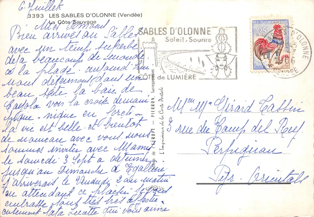 Côte Sauvage — Baie de Bayola — éditeur EUROP - Verso
