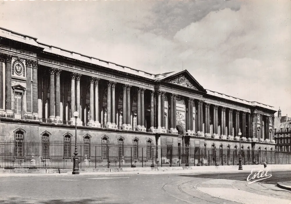 Palais du Louvre — La Colonnade de Claude Perrault — Éditeur Estel - Recto