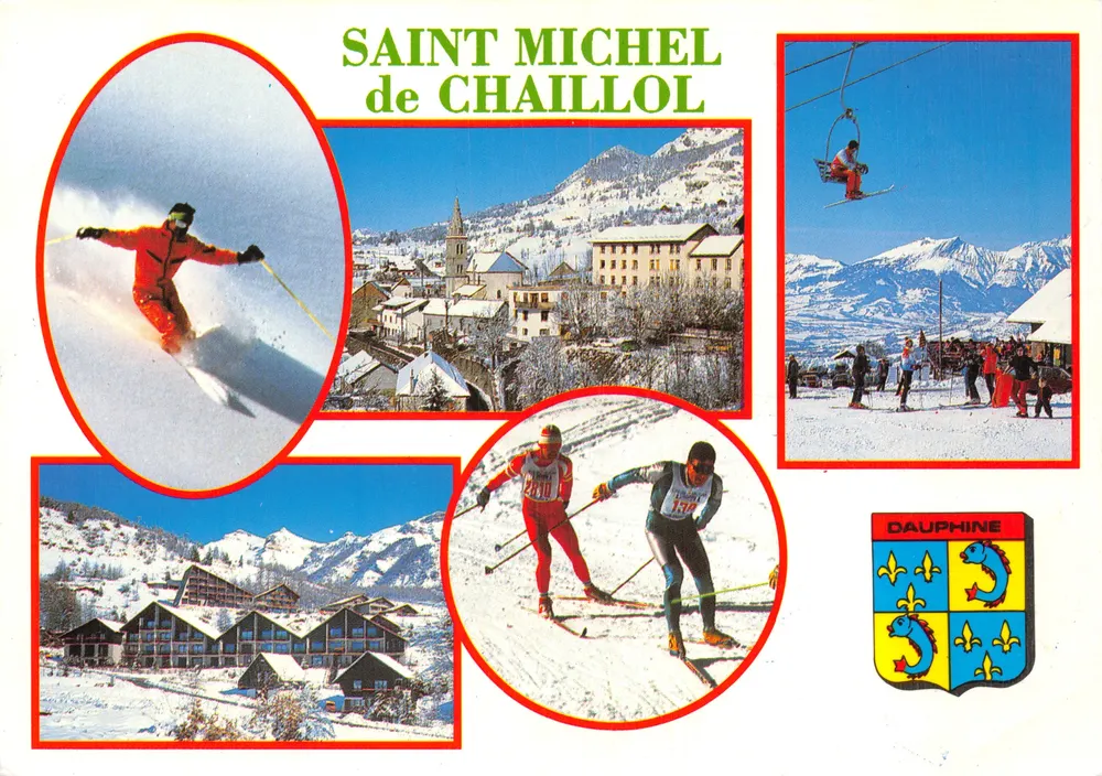 Saint Michel de ChailloL — Panoramablick und Skifahrten — Editions CELLARD - Vorderseite