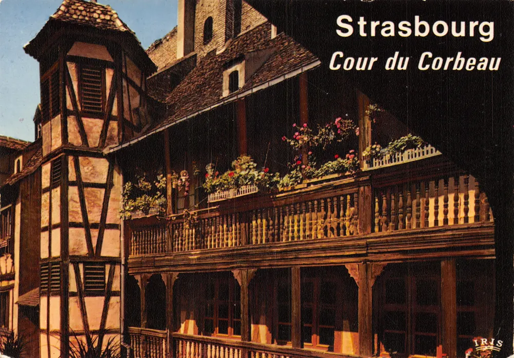 Strasbourg — Cour du Corbeau — editor IRIS - Frente