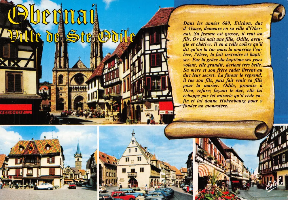 Obernai — Cidade de Santa Odile — Editora ESTEL - Frente