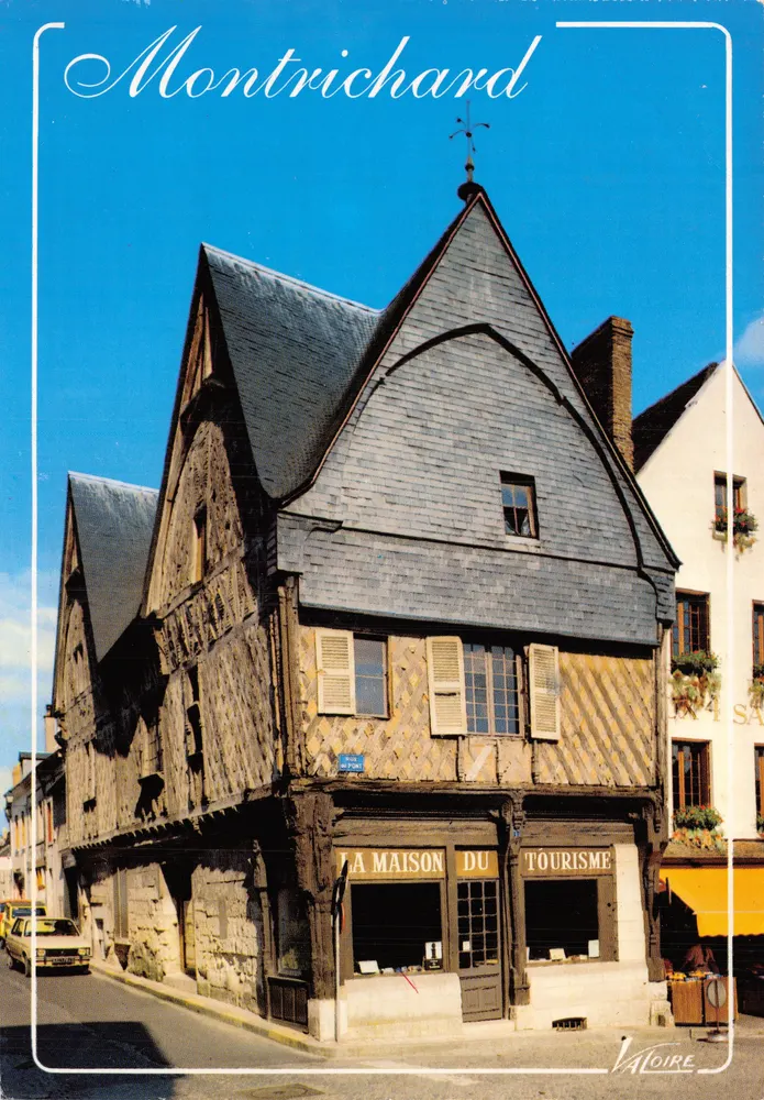 Montrichard — Dreiflügeliges Haus (15. Jahrhundert), genannt l’Ave Maria — Éditions VALOIRE - Vorderseite