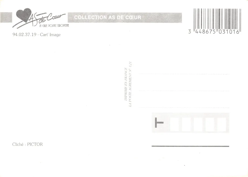 Zwei Zwillinge — Studio-Porträt — AS de Cœur, Sammlung AS de Cœur, Nr. 121 - Rückseite
