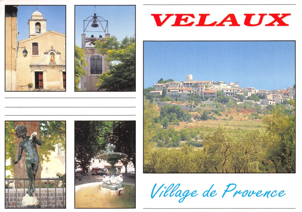 Velaux — village de Provence — éditeur Sté PEC, série TS 1 - Recto