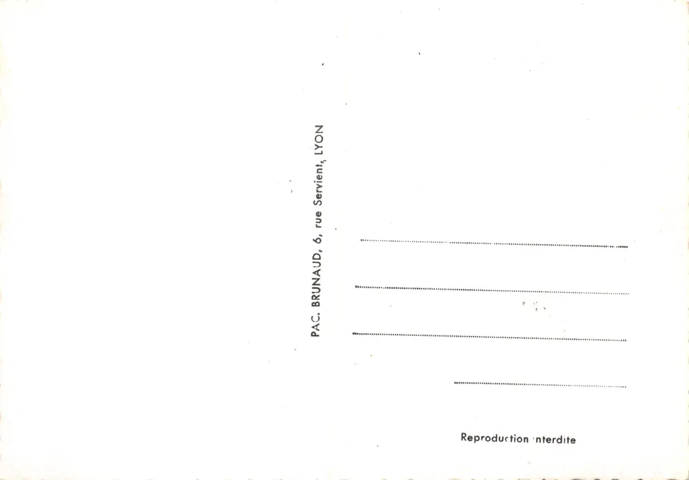 SIXT. Le Fer à Cheval et les sources du Giffre — éditeur PAC, n° 11 - Verso