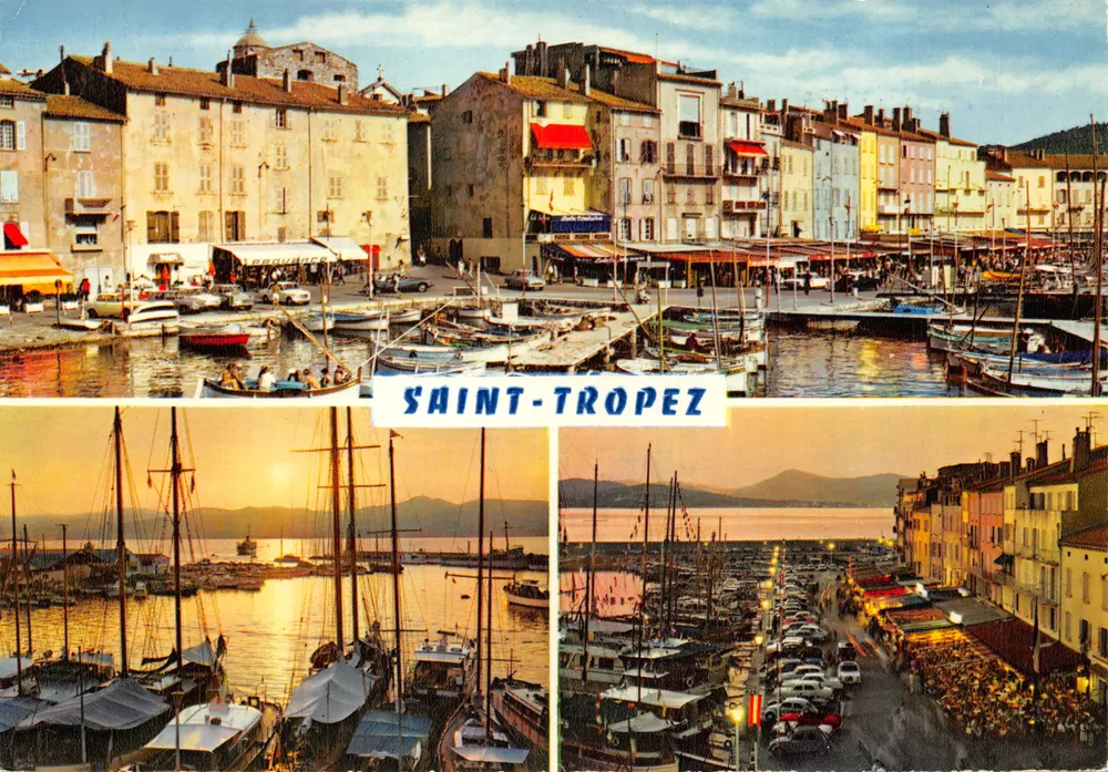 Saint-Tropez — Blick auf den Hafen und die Kai — ÉDITIONS RELLACOLOR - Vorderseite