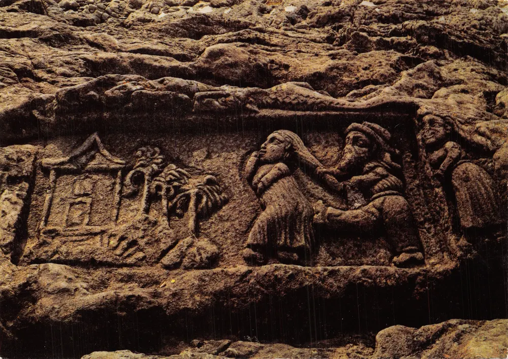 Die Gekörnten Felsen — Szenen aus dem Familienleben — Verlag ARTHAUD FRÈRES, Nantes - Vorderseite