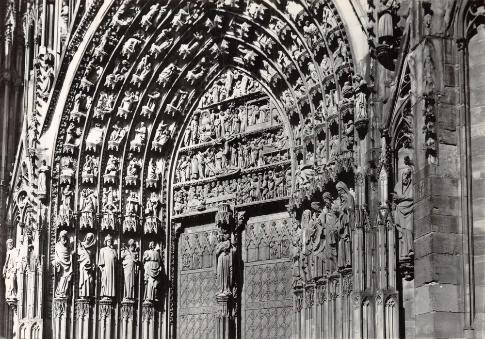 Strasbourg — Die Kathedrale — Der große Portal — Éditions Strasbourg - Vorderseite