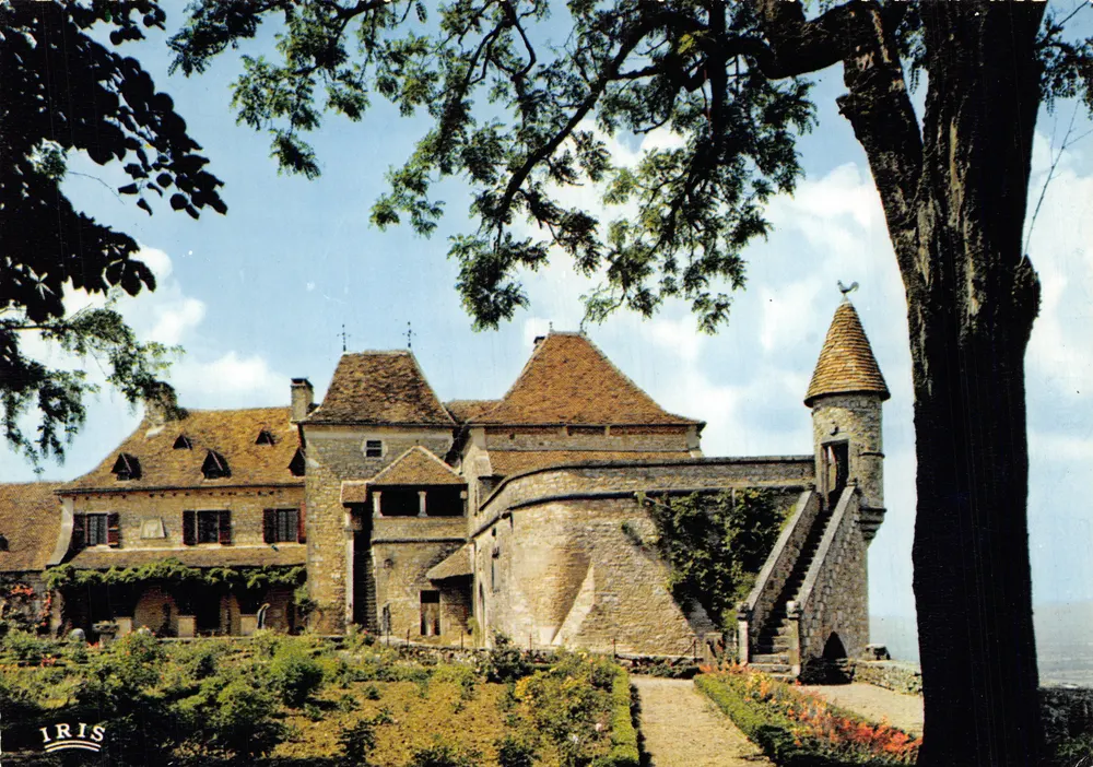 Schloss Loubressac — gotisches Herrenhaus der 15. und 18. Jahrhunderte — IRIS Editions - Vorderseite
