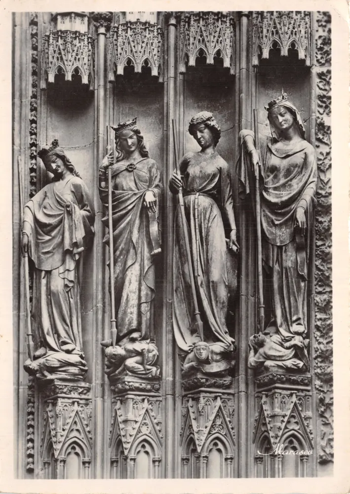 Strasburgo — Facciata occidentale della cattedrale — Marasco — 72 - Recto