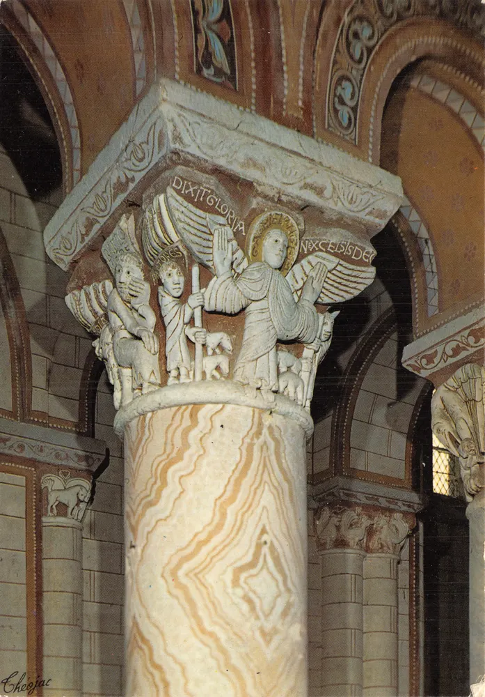 Kapitell der Kirche Saint-Pierre — Chauvigny, Vienne — Editions Théoïac - Vorderseite