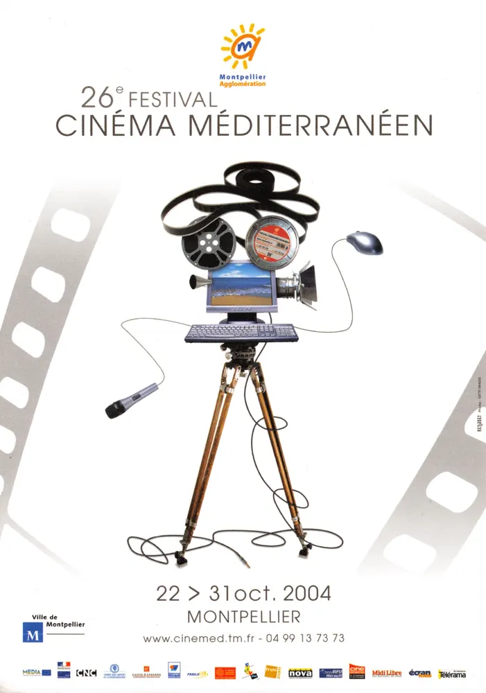 26e Festival Cinéma Méditerranéen — Montpellier Agglomération — édition 2004 - Recto