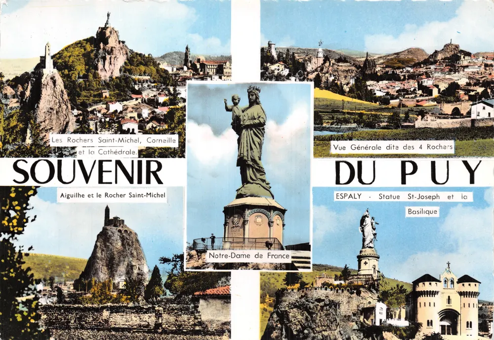 Vue du Puy — Souvenir du Puy - 앞면