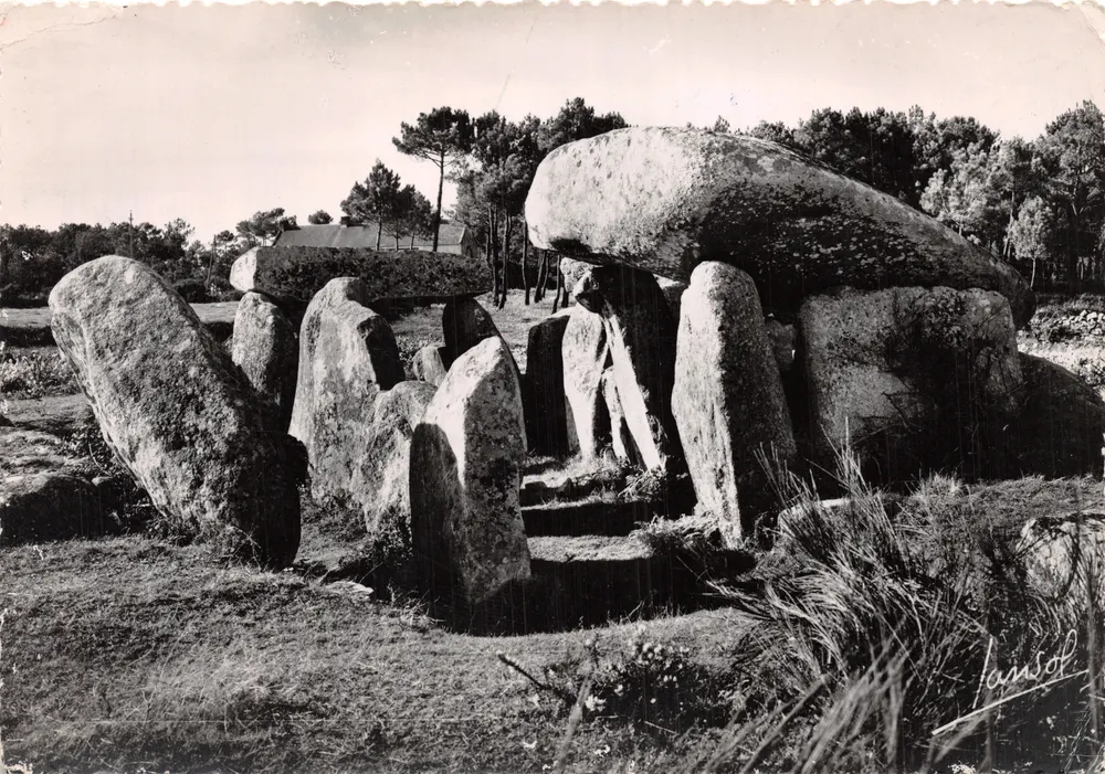 Dolmen de Keriaval — Carnac (Morbihan) — Éditions Photographiques JANSOL - Recto