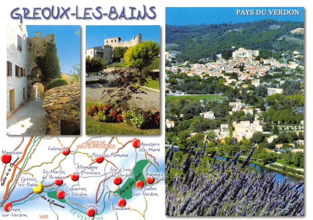 Greoux-les-Bains — Pays du Verdon — Éditions Photoguix - Recto