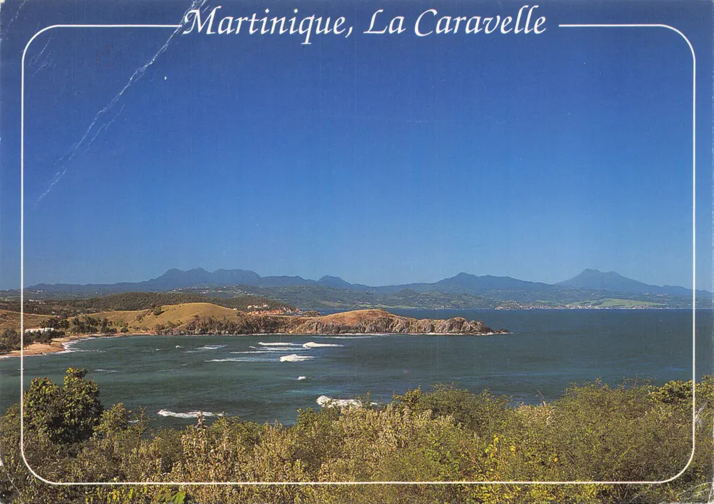 Martinique, Die Halbinsel Caravelle — Ansicht der Halbinsel Caravelle — Éditions André Exbrayat - Vorderseite