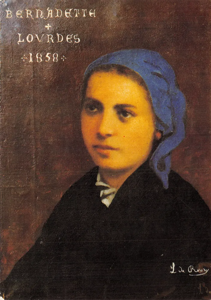 Bernadette Soubirous — gemalt von L. du Roure — Edition Durand - Vorderseite