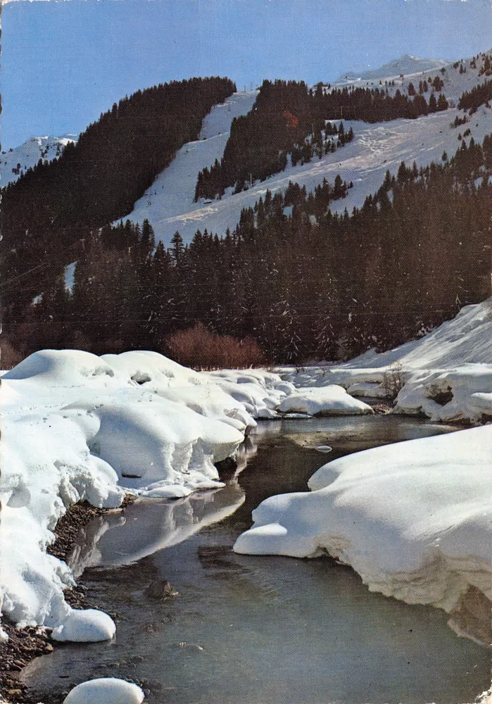 Spiegelung des Schnees im Wasser — Winter in den Alpen, n°207, Éditions CHAMBERY - Vorderseite