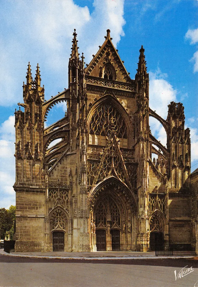 Vendôme — flämmerische Fassade der Kirche der Dreifaltigkeit — Éditions Valoire - Vorderseite