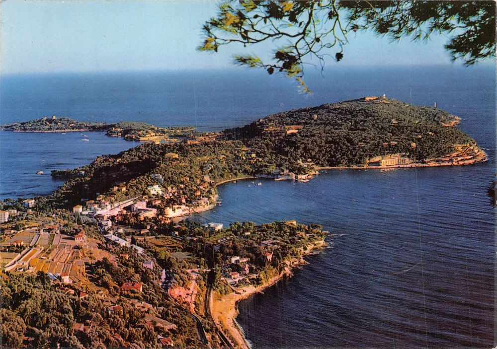 Cap Ferrat und der Hafen von Villefranche-sur-Mer — Luftbild — Éditions SEPT, NICE - Vorderseite