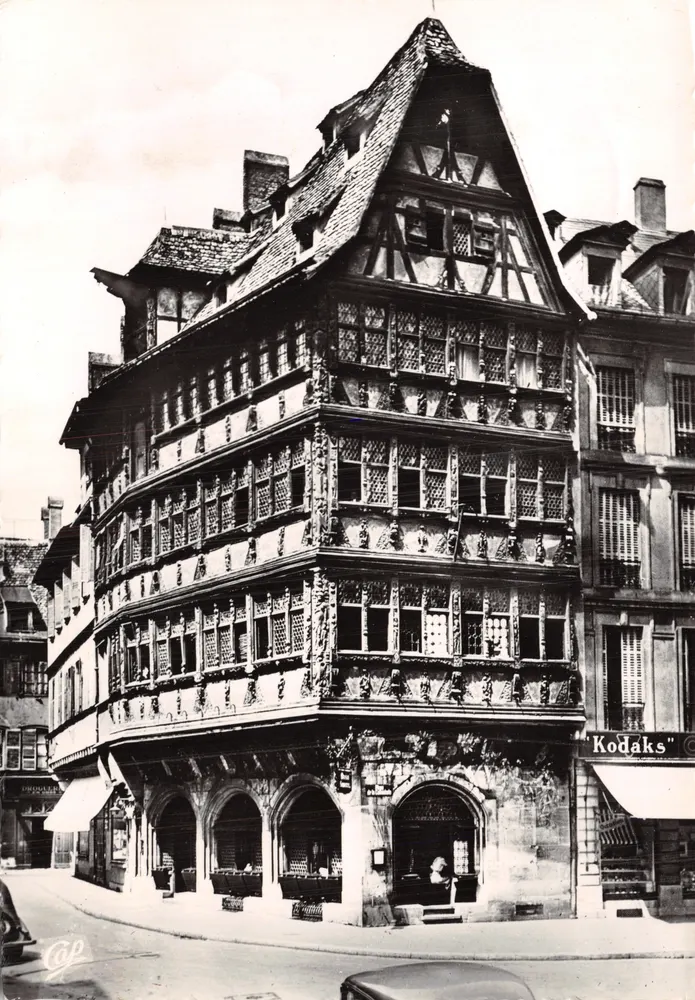 Straßburg — Das Kammerzell-Haus — Real Photo - Vorderseite