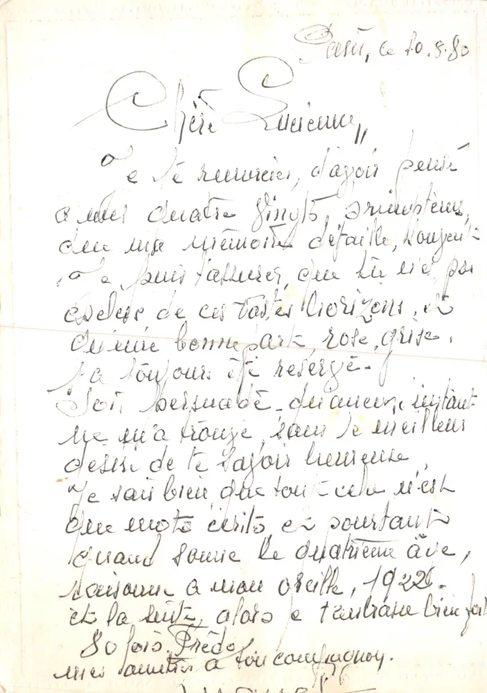 See umgeben von Wald — Ansicht mit roten Rhododendronsträuchern — Verlag: Éditions du Nord - Rückseite