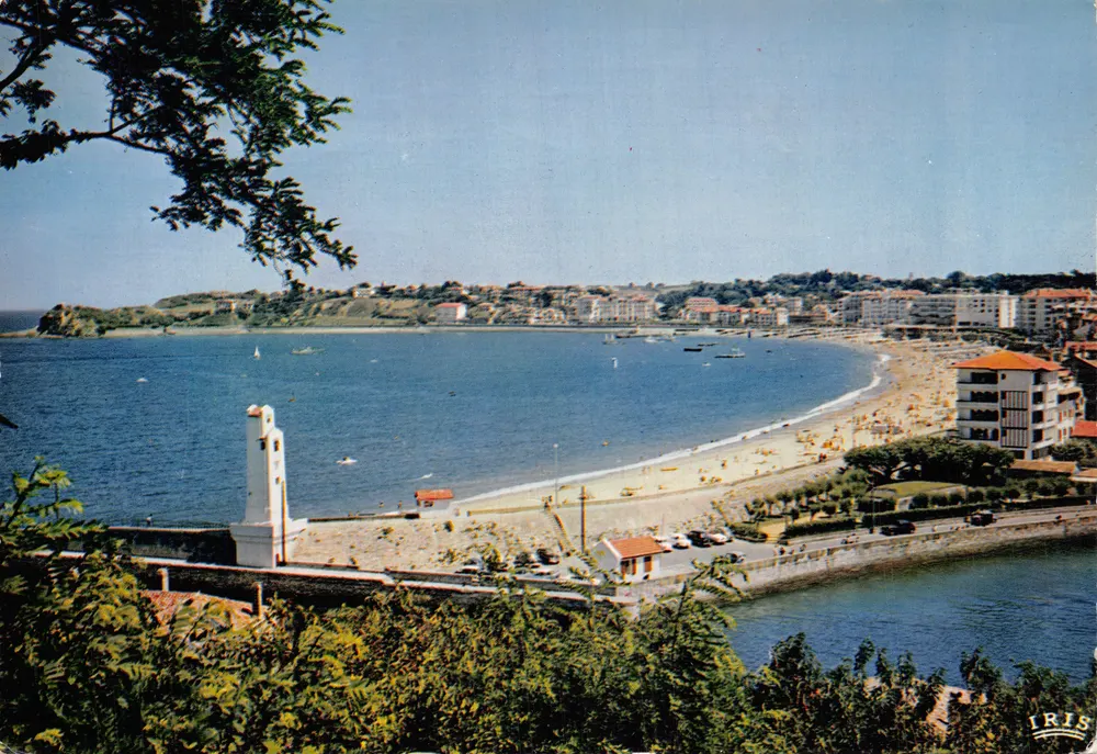 Saint-Jean-de-Luz — Blick auf den Strand — Éditions Méret Montagne, n°44 - Vorderseite