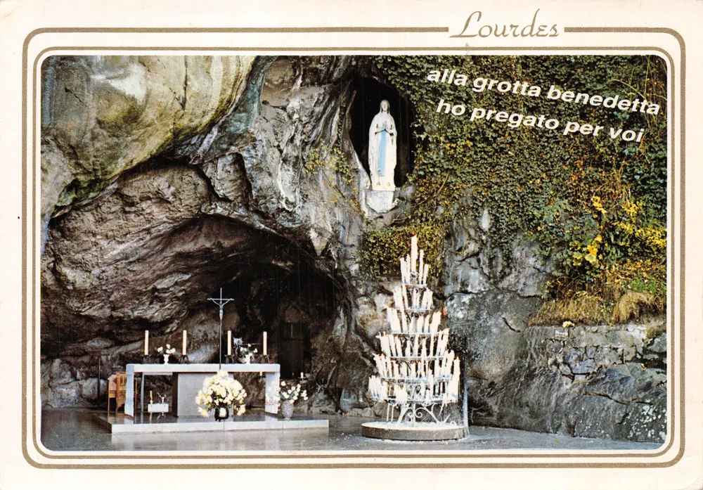 Lourdes — Grotte des Apparitions — Ets P. CLAVERIE - Frente