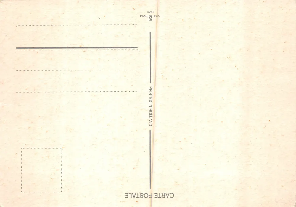 Sylvia et Sylvester — scène de film en studio — Warner Bros - 뒷면