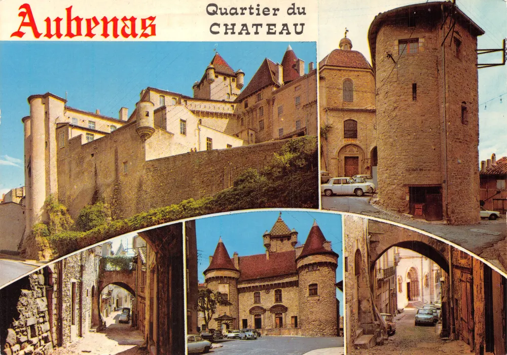 Aubenas — Barrio del Castillo — Editor LIONCOLOR - Anverso
