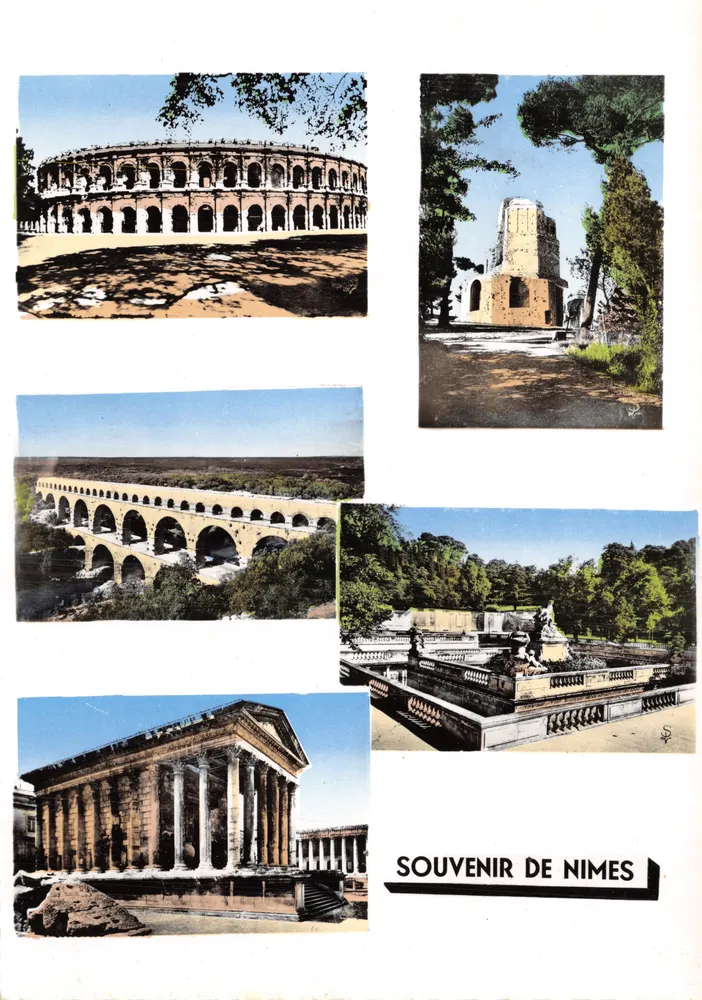 Nîmes — Erinnerung an Nîmes — Éditions des Frères Lumière, Lyon - Vorderseite