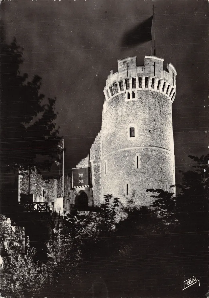 Schloss Robert le Diable — Die große Turm — Verlag: Photo Ellebe - Vorderseite