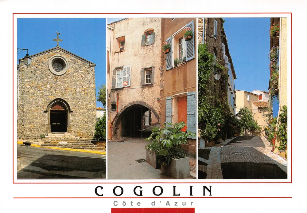 Cogolin — igreja, vielas e arquitetura — EDIÇÕES MAR - Frente