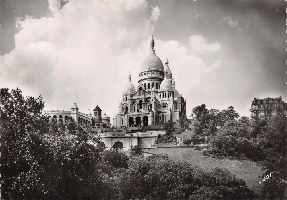 Basilique du Sacré-Cœur — vue panoramique — éditeur J. JON - 앞면