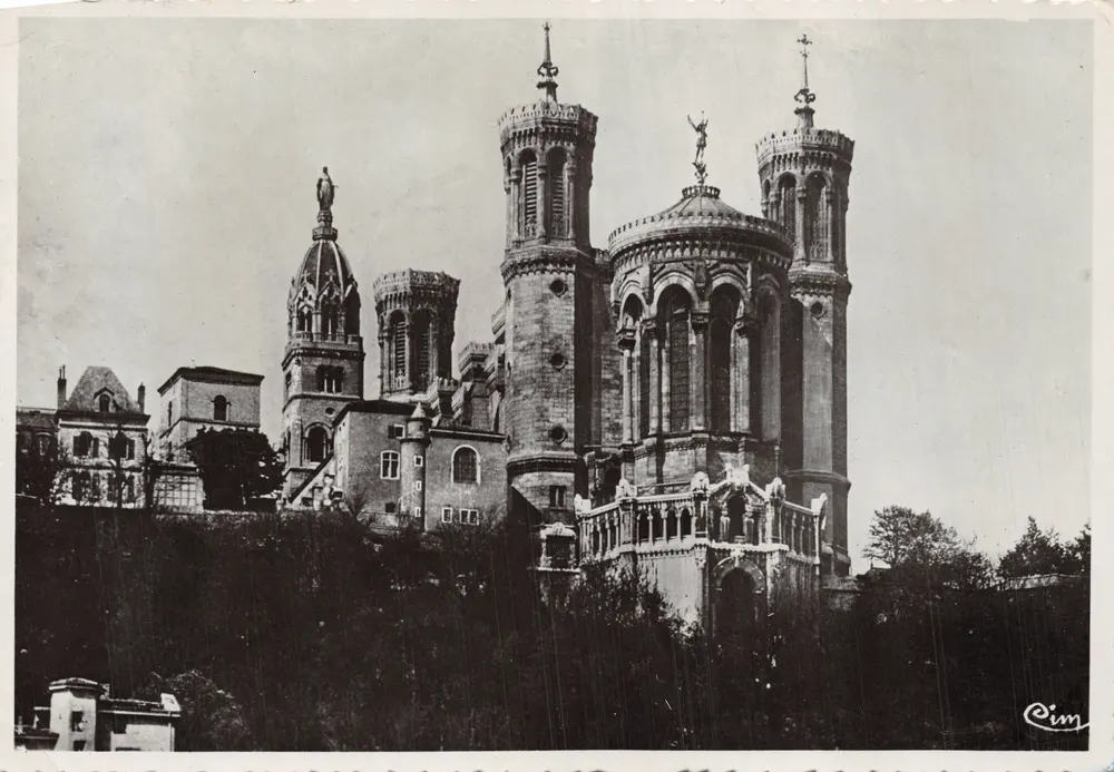 Apsis der neuen Kirche von Fourvière — Verlag Cim, Nr. 1415 - Vorderseite