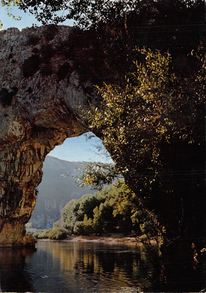Der Brücke von Arc — natürliche Brücke über den Gardon — Editions de France - Vorderseite