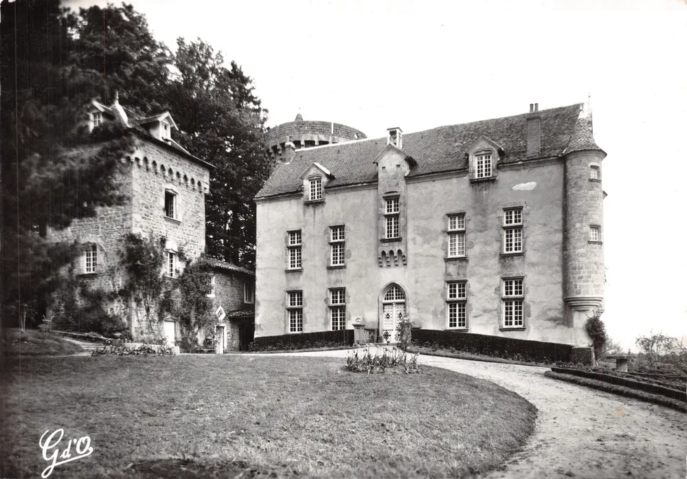 Schloss la Blanchisse — Fassade und Park — Südwesten — Edition G-d'O - Vorderseite
