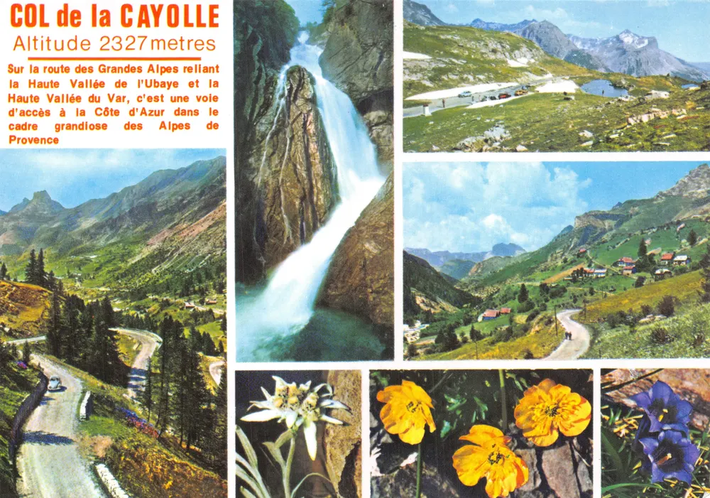 Col de la Cayolle — Höhe 2327 Meter — Verlag Editions Photoguy - Vorderseite
