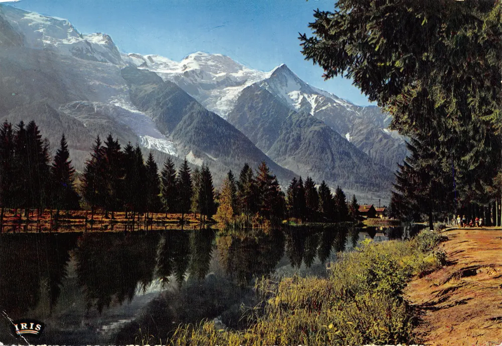 Chamonix - Mont Blanc — See der Gaillands und der Mont Blanc, Verlag IRIS - Vorderseite