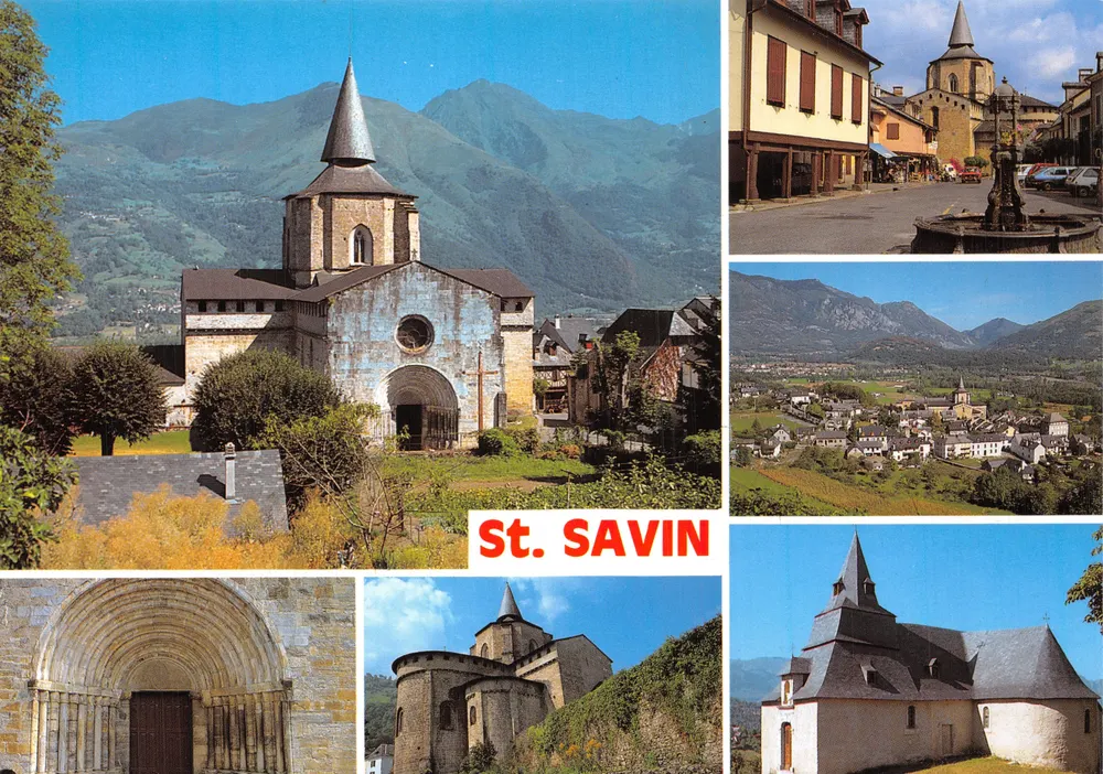 St. SAVIN — Église abbatiale (XIe et XIIe siècle) et divers aspects — Édition A. DOUCET - Recto