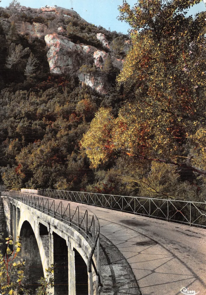 Pont de la Siagne — vue depuis les gorges — éditeur CIM - Recto